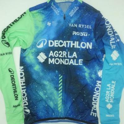 Maillot manches longues léger DECATHLON-AG2R-LA MONDIALE 2024 (taille S)